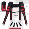 MELOTOUGH Tool Belt Suspenders Tool Bag Suspenders Padded Construction Work