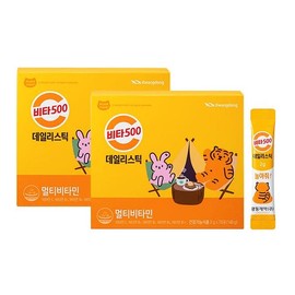 Guangdong Household & Health Vita500 Daily Stick 2g x 70 packs (2) / 광동생활건강 비타500 데일리스틱 2g x 70포 2개