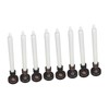 8PCS LED Taper Candle Flameless Window Candle Remote Control Warm