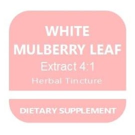 Generic White Mulberry Leaf Extract 4:1 Tincture - 2oz