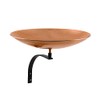 Achla Designs 201-5003 Wall Mount Bracket Birdbath, Polished Copper Plated