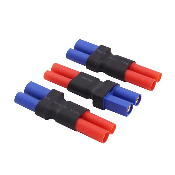 BDHI 3pcs No Wires Adapters: EC5 Female to HXT 4mm