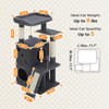 PETEPELA Cat Tree for Indoor Cats, 34.6" Small Cat Tower