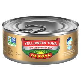 UD_Genova Ylwfin Tuna in Oil 5 oz Case of 12-Preserved Fish Body with Sea Salt Variety Sardine
