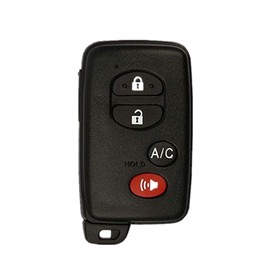 KAWIHEN Keyless Entry Remote Key Fob Shell Case Replacement for 2010 2011 2012 2013 Toyota Prius Prius V Prius Plug-in HYQ14ACX 1551A-14ACX 271451-5290(Just a Case)