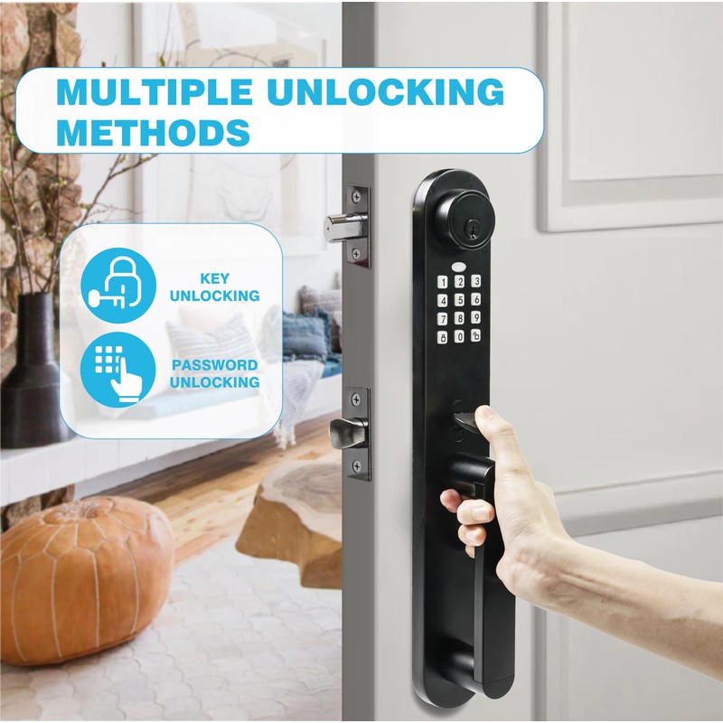 Digital Door Lock with Keypad Set,Smart Door Lock with Keypads,Electronic