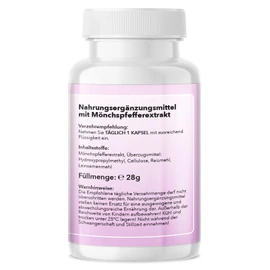Saint Nutrition® Mönchspfeffer – Hochdosiert mit 10mg Agnus Castus – Nahrungsergänzungsmittel für Frauen – pflanzliche Unterstützung ohne künstliche Zusätze - 60 Premium Kapseln
