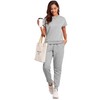 Famulily Women's 2 Piece Summer Cozy Jogger Set Loose Solid