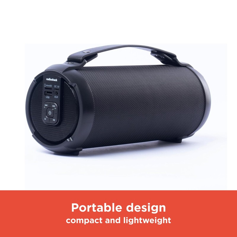 RadioShack True Wireless Outdoor Speaker, Black, 9W