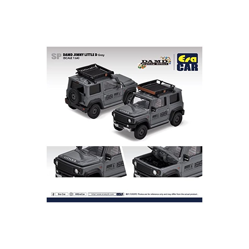 ☆ Era CAR 1/64 SP DAMD Jimny LITTLE D Gray