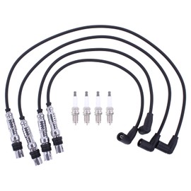 Spark Plug Ignition Cable Set Ignition Cable Set for Touran 1T Polo 6R Beetle 5C Caddy 2K Golf 6 Golf 5 Je-tta A1 8X A3 8P Altea XL Ibiza 6J Leon 1P Fabia 2 Octav-ia 1Z Rapid Roomster 5J Yeti
