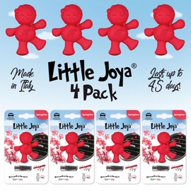 Little Joya Standard Car Air Freshener, 45-Day Long-Lasting Fragrance, Scented Vent Clip for Car Interior Home & Office - 4 Pack Springtime