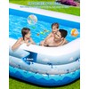 Inflatable Pool for Adults – 130" x 72" x 22"