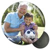 Round Custom Photo Fridge Magnet badge Magnetic picture 75mm /