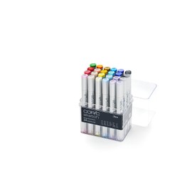 Copic Sketch, alcohol markers, 24pcs, Manga Illustration Set