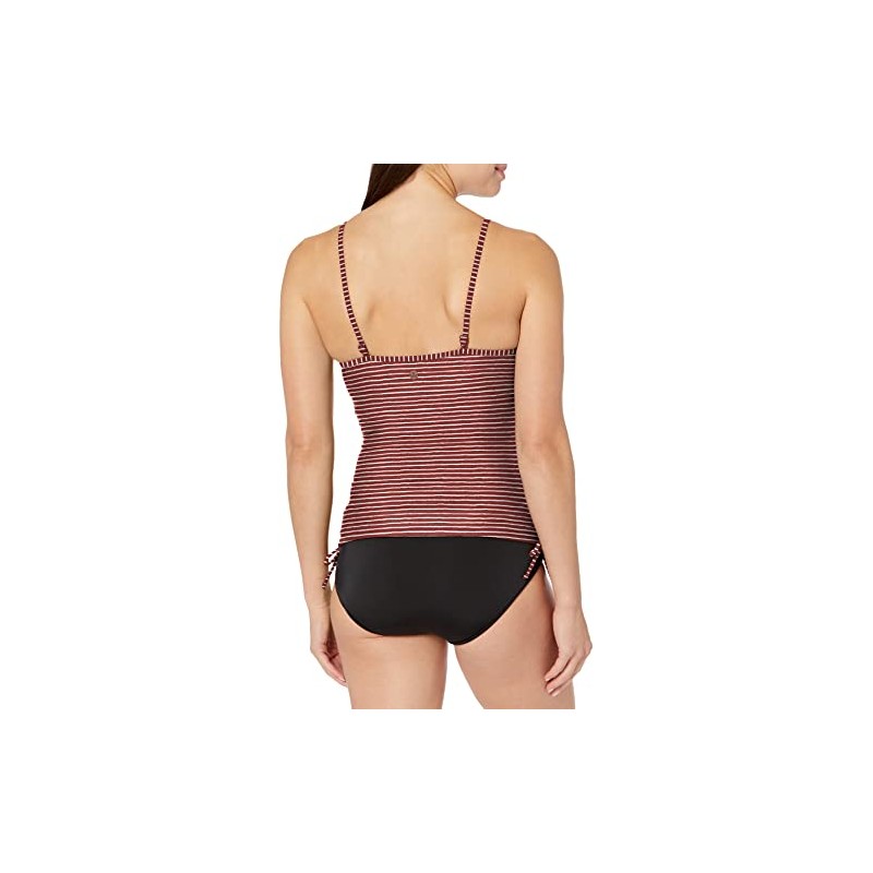 prAna Moorea Tankini para Mujer, con Rayas de tejado oxidadas,