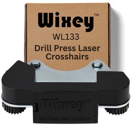 Wixey WL133 Drill Press Laser Crosshair – Long-Lasting Easy-Use Portable Drill Press Guide – Thin Precision Laser Alignment Tool – Perfect Drilling Machine for Accurate Setup Where Needed