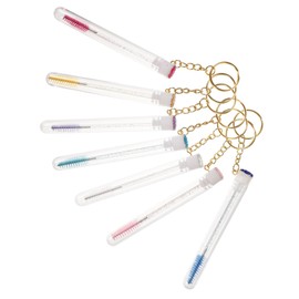 Minkissy Convenient Eyelash Brush Kit 7 Colours Ideal for Home Travel Beauty Routine