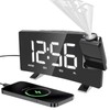 GHDVOP Alarm Clock, Table Clock, Projection Clock, Digital Clock, 180