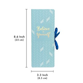 Pukka Pad, Glee Sticky Note Book Set – 7 Assorted Shapes and Styles of Self Stick Notes for Memos, Reminders, and Place Holders – Casebound with Ribbon Closure, Pack of 1