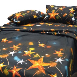 Essina King Sheet Set – 4 Pcs Kids Bed Sheet Set King Size with Flat Sheet, 16-inch Deep Pocket Fitted Sheet, 2 Pillow Cases – Soft Microfiber Sheets – Luxurious King Size Sheets – Astral