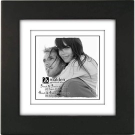 Malden International Designs matted Frame, Black
