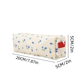 Naisfei 3 Pieces Cute Pencil Case for School Supplies, Makeup or Art Tools, Pencil Case for Students, Pencil Case for School Supplies