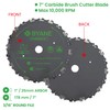 Byane Carbide Brush Cutter Blade, Trimmer Chainsaw Tooth Saw Blade,