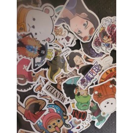 ONE PIECE Manga Anime Stickers 25-Pack Laptop Decals Stickers