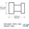 bgl Coat Hooks Wall Mounted, Heavy Duty Sticky Hooks, Gold