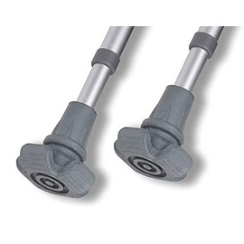 Lifeswonderful - Pair of 22mm 7/8" Large Rubber Crutch Tips Foot Ferrules for Greater Stability