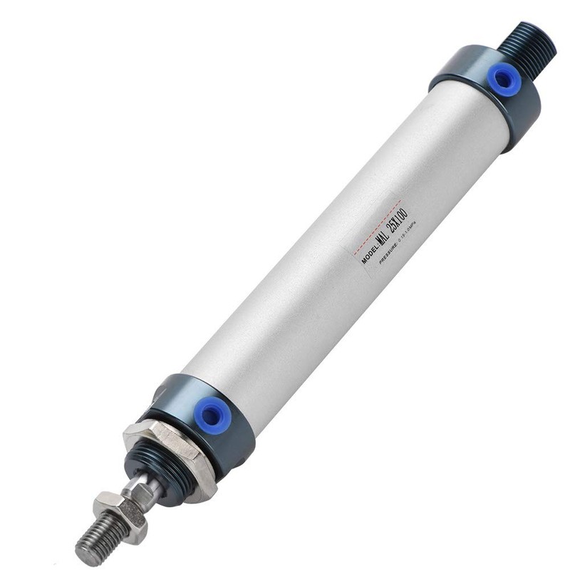 Pneumatic Cylinder, 25 mm Bore 100 mm Stroke, Single Rod,