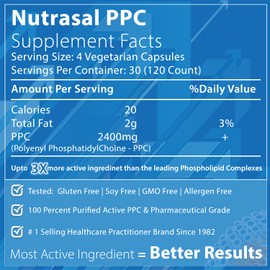 Nutrasal PhosChol, 600mg – 120 Gel Capsules