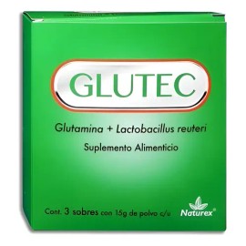 Glutec Glutamina Lactobacillus Reuteri Sobres 15g