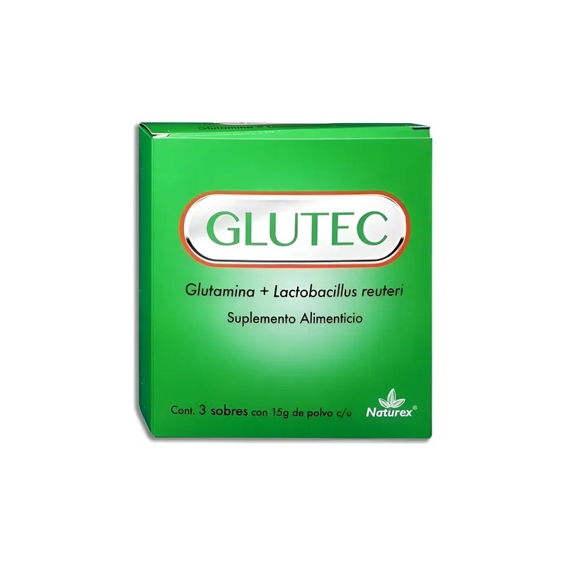 Glutec Glutamina Lactobacillus Reuteri Sobres 15g