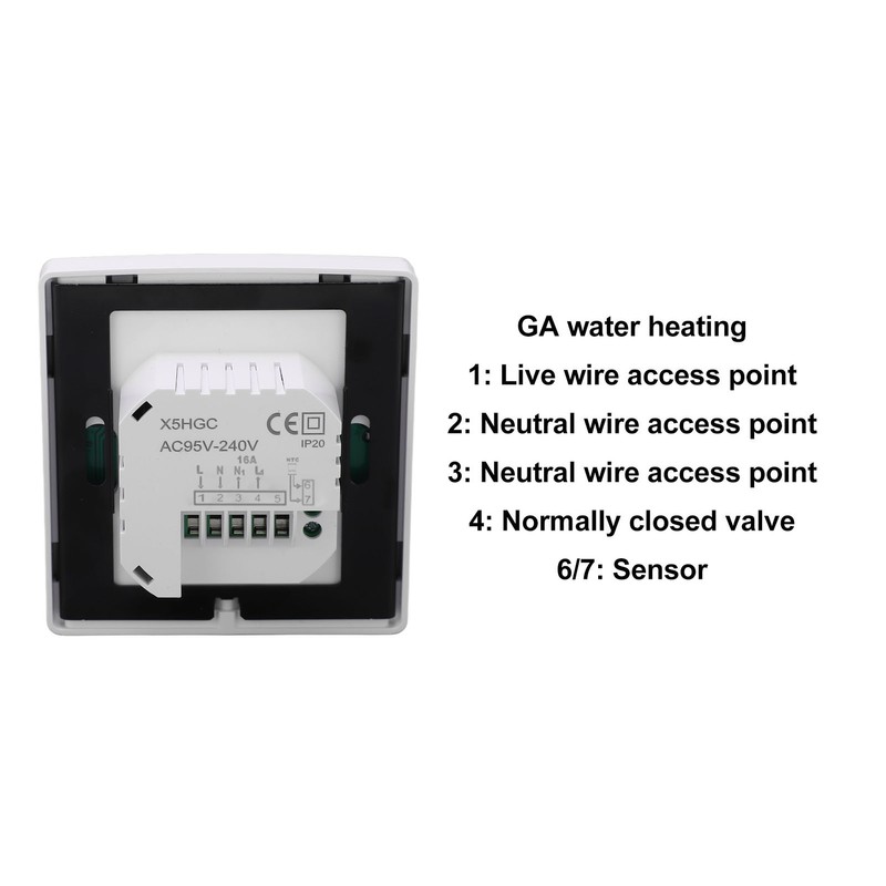 Smart Thermostat Temperature Controller 7 Day Programmable Water Heating Thermostat