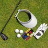 SIAOBIULYG Golf Tee Holder with 12 Plastic Golf Tees 3