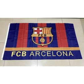 Barcelona FC Flag Banner 3x5 ft Spain Soccer Bicolor New Futbol Club Spanish