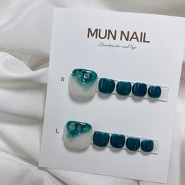 MunNail Mother of Pearl Paddy Tip - No. 1 / MunNail 자개 패디팁 - 1호