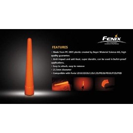 Fenix Taschenlampen Signalstab/Signal-Aufsatz, orange AD201