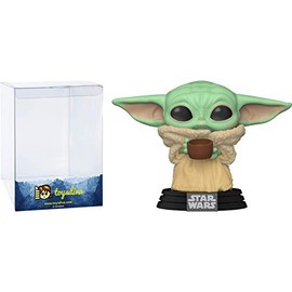 The Child with Cup: Funkâo Pop! Vinyl Figure Bundle with 1 Compatible 'ToysDiva' Graphic Protector (378 - 49933 - B)