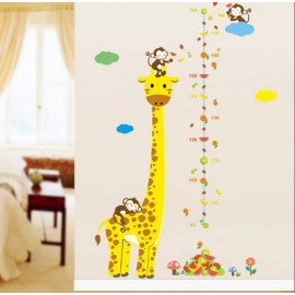 DaraBaby Vinil Decorativo Infantil Medición Regla Crecimiento Jirafa