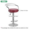 M METERXITY 1-Pack Bar Stool Covers Round, for 12-14 Inch