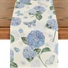 JYJLLM sunflower linen table runner，Seasonal Spring Kitchen Dining Table Decoration