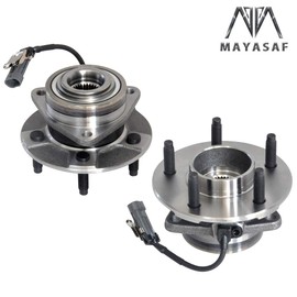MAYASAF 513189 [2 Pack] Front Wheel Hub Bearing Assembly 5 Lugs w/ABS for Chevy 2005-06 Equinox, for Pontiac 2006 Torrent, for Saturn 2002-07 Vue (2 PCS)