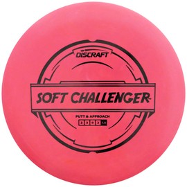 Discraft Putter Line Soft Challenger Putt and Approach Golf Disc [Colors May Vary] - 173-174g