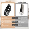 Small Gate Wheel,Wooden Gate Wheel,Anti-Sag Door Bottom Support Wheels,Solving Friction
