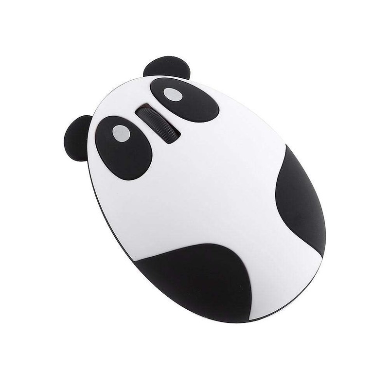 Panda Computer Mouse, Ratón Óptico Inalámbrico de 2.4GHz, con Dos