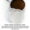 NEOUZA 53.5mm Espresso Puck Screen, 0.2mm Ultra Thin Coffee Filter,