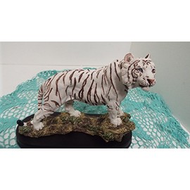 StealStreet SS-G-19718 White Tiger Collectible Wild Cat Animal Decoration Figurine Statue